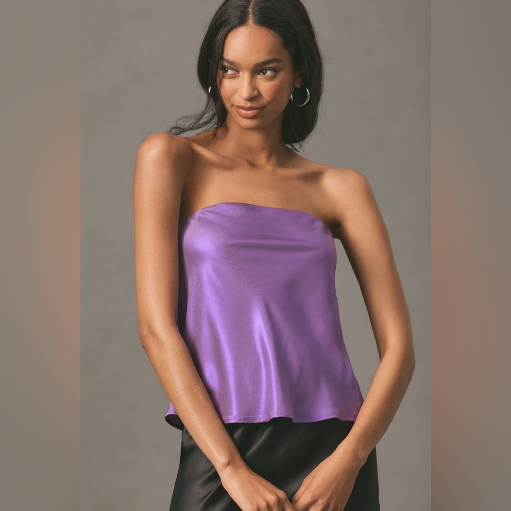 NWT Anthropologie Shine Tube Top Sz M Oversized